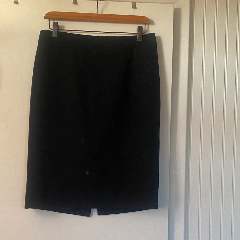 J. Crew Black Pencil Skirt